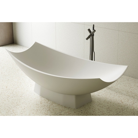 Alfi Brand Tub, 70.75 L, 33.5 W, White Matte, Resin AB9992